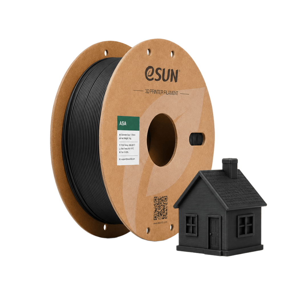 فیلامنت eSUN ASA سفید 1.75mm یک کیلوگرم